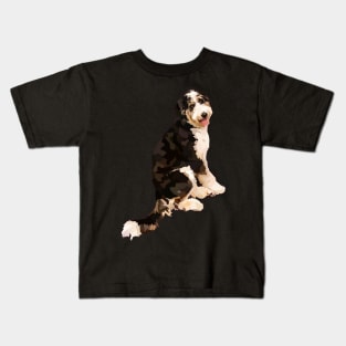 Belle Fluffy Dog Kids T-Shirt